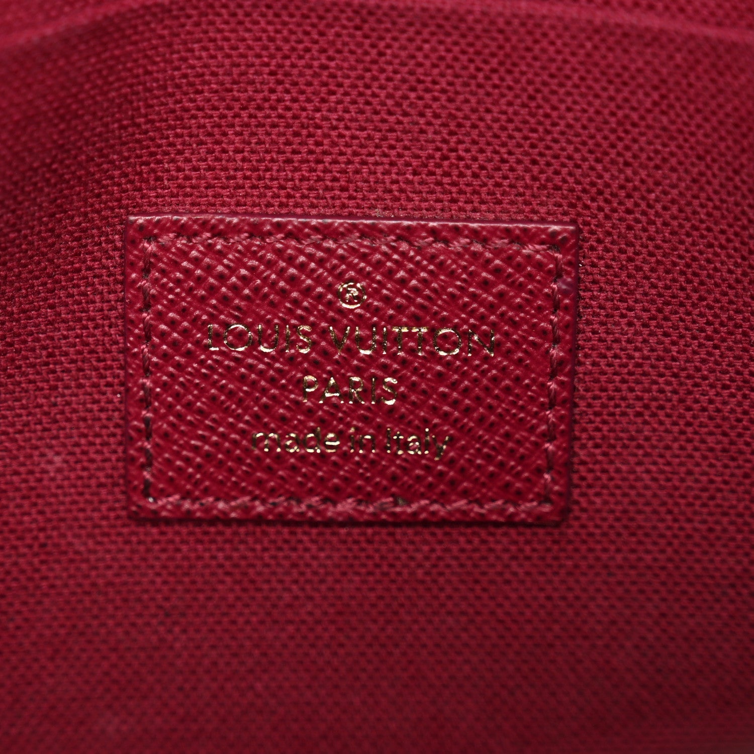 Monogram Pochette Felicie Chain Wallet Fuchsia