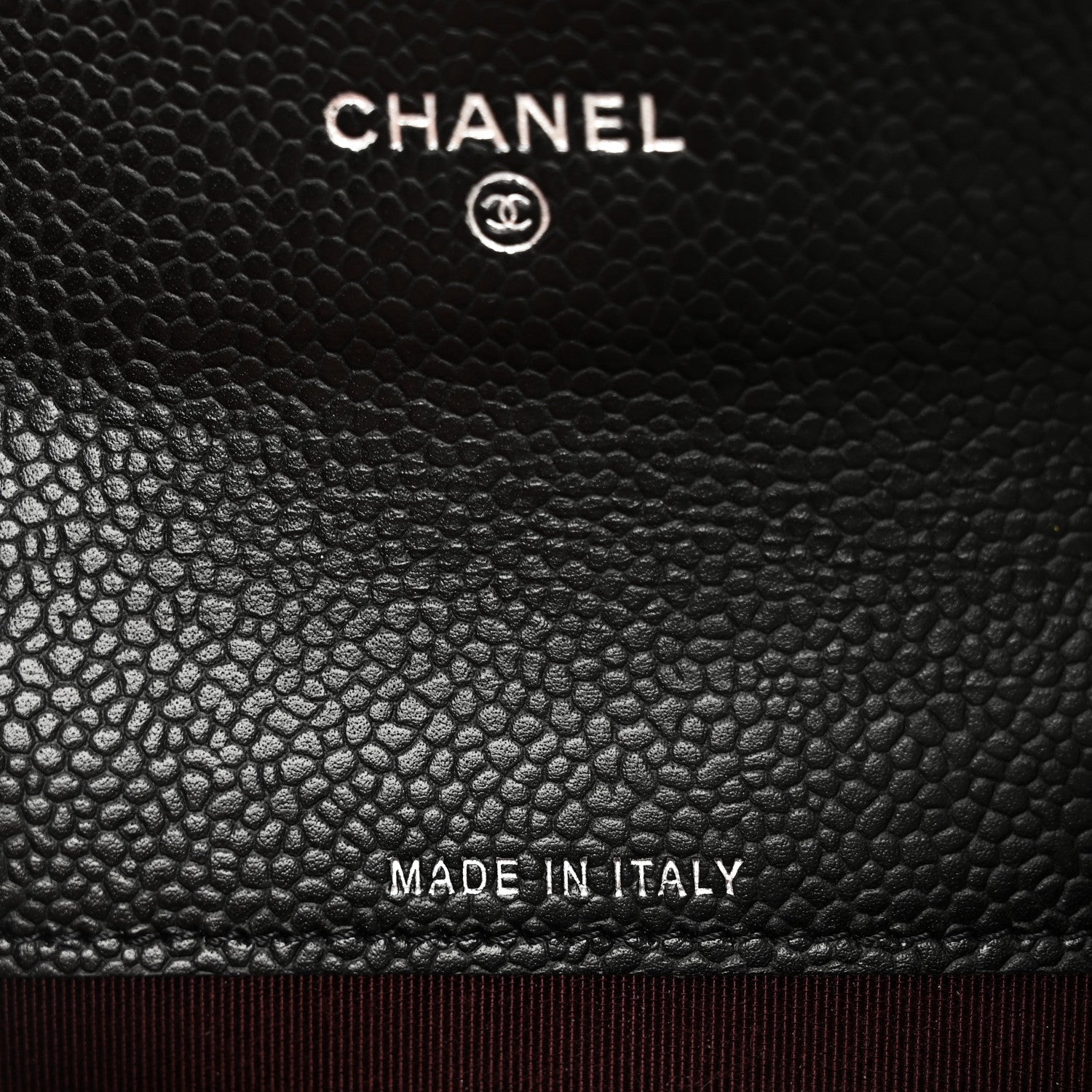 Caviar Quilted Flap  Holder Wallet Black