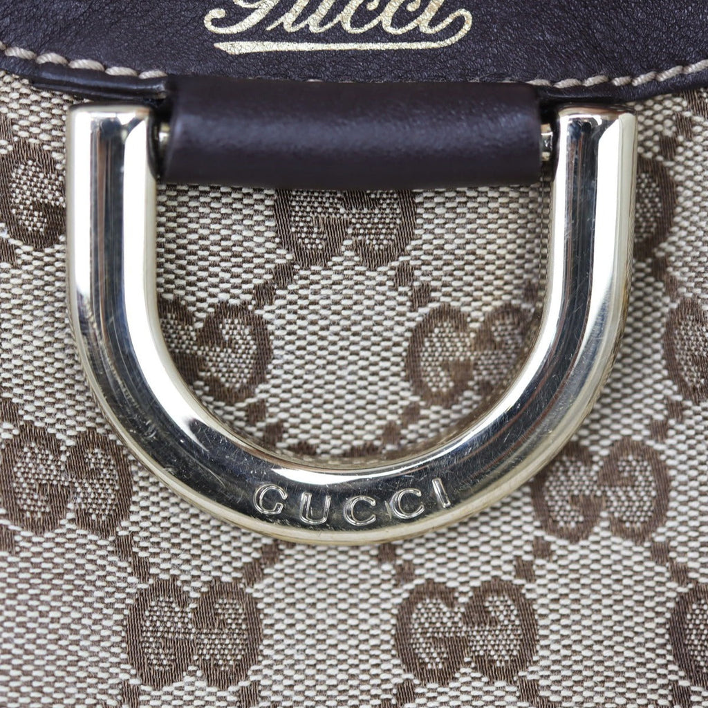Gucci GG Canvas D-Ring Shoulder Bag