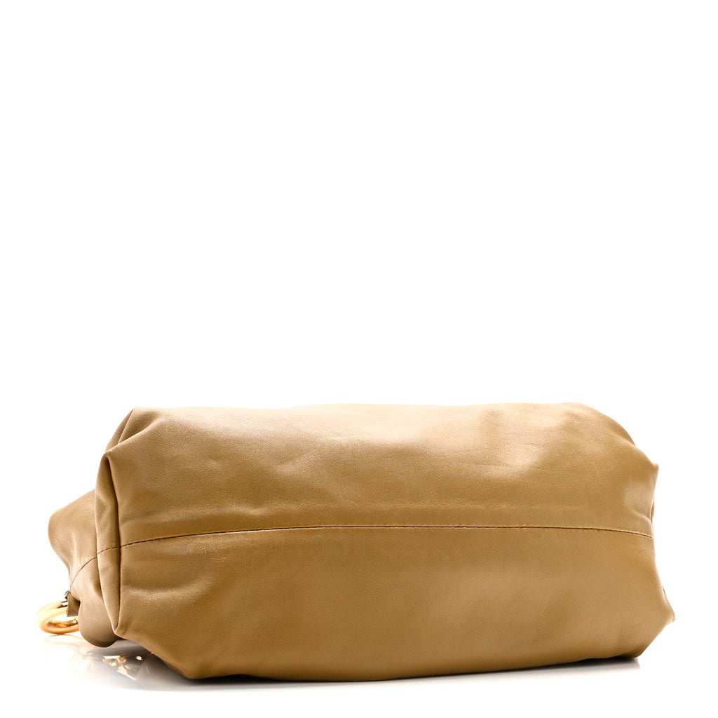 Calfskin The Pouch Chain Moutarde