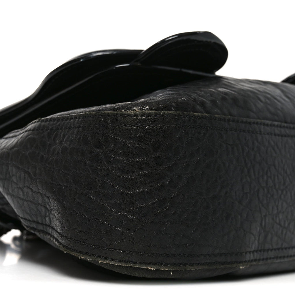 Nappa Patent B Bag Black
