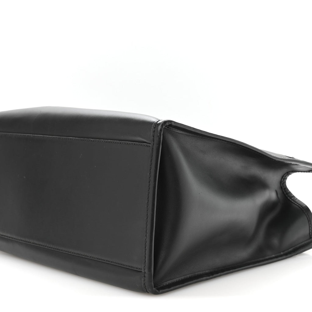 Vitello King Plexiglass Medium Fendi Sunshine Shopper Tote Black