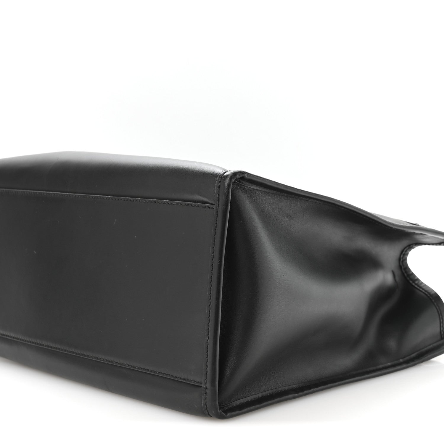 Vitello King Plexiglass Medium Fendi Sunshine Shopper Tote Black
