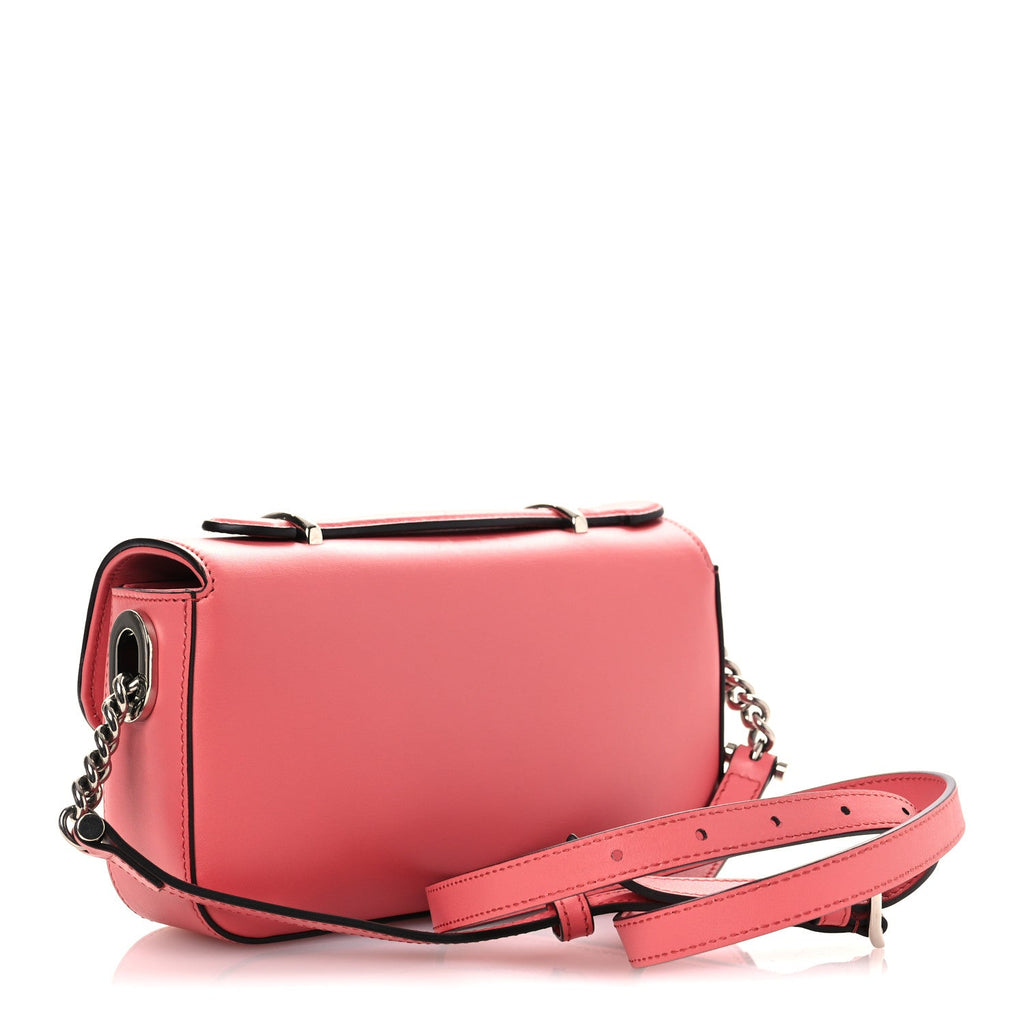 Senna Calfskin Petite GG Top Handle Shoulder Bag Pink