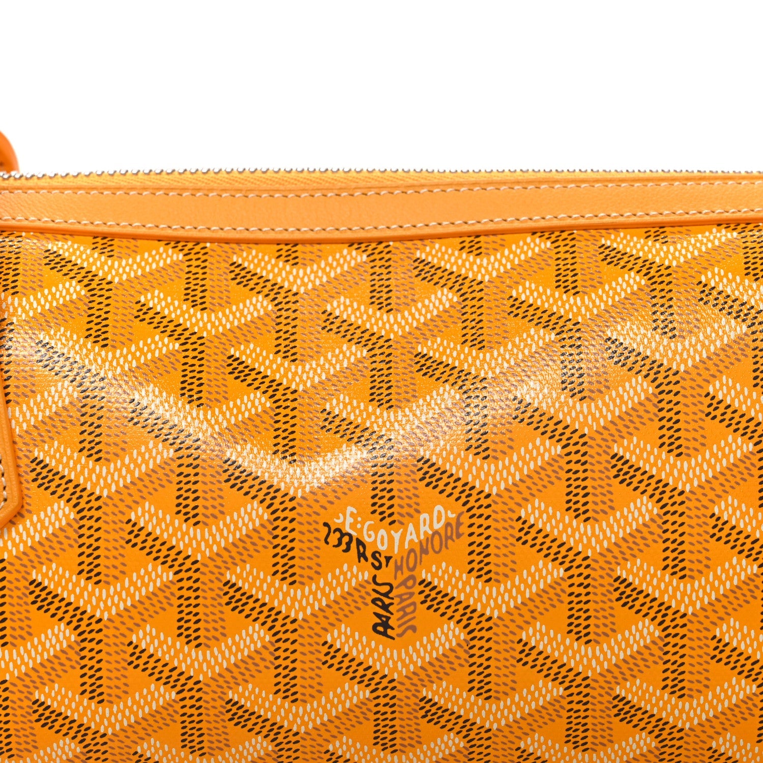 Goyardine Bonbonniere Bag Yellow