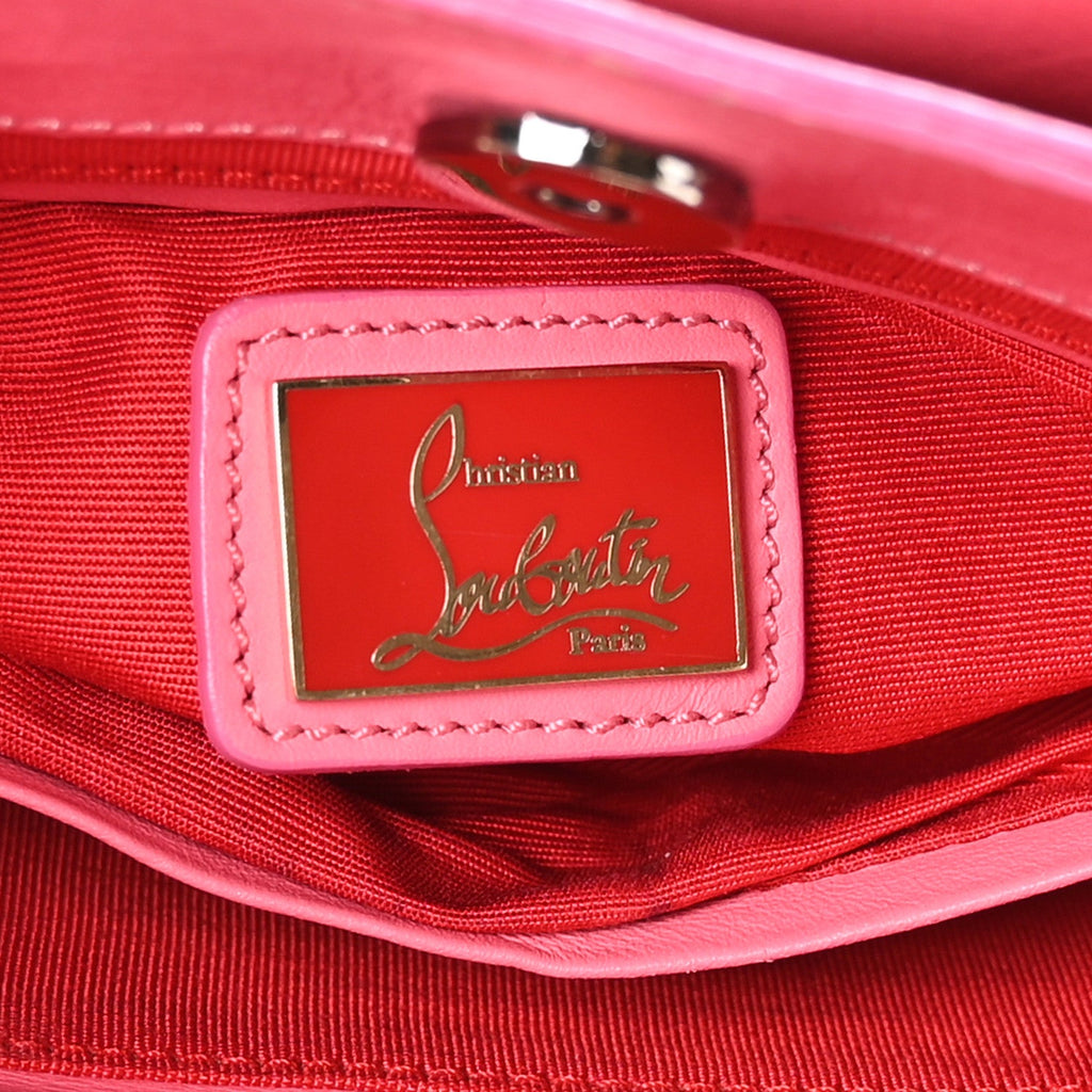 Grained Calfskin Passage Messenger Pink