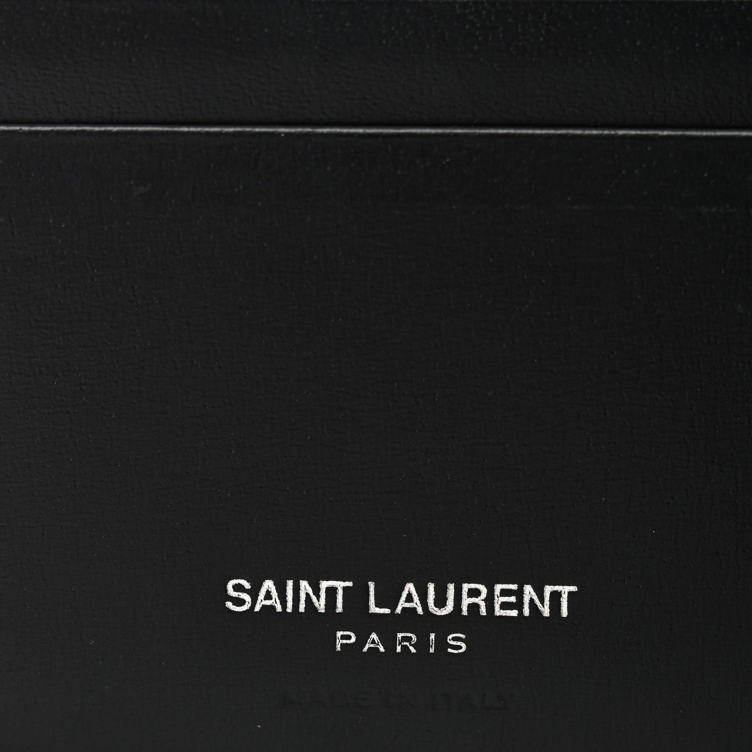 Matte Calfskin Tiny Cassandre East West Wallet Black