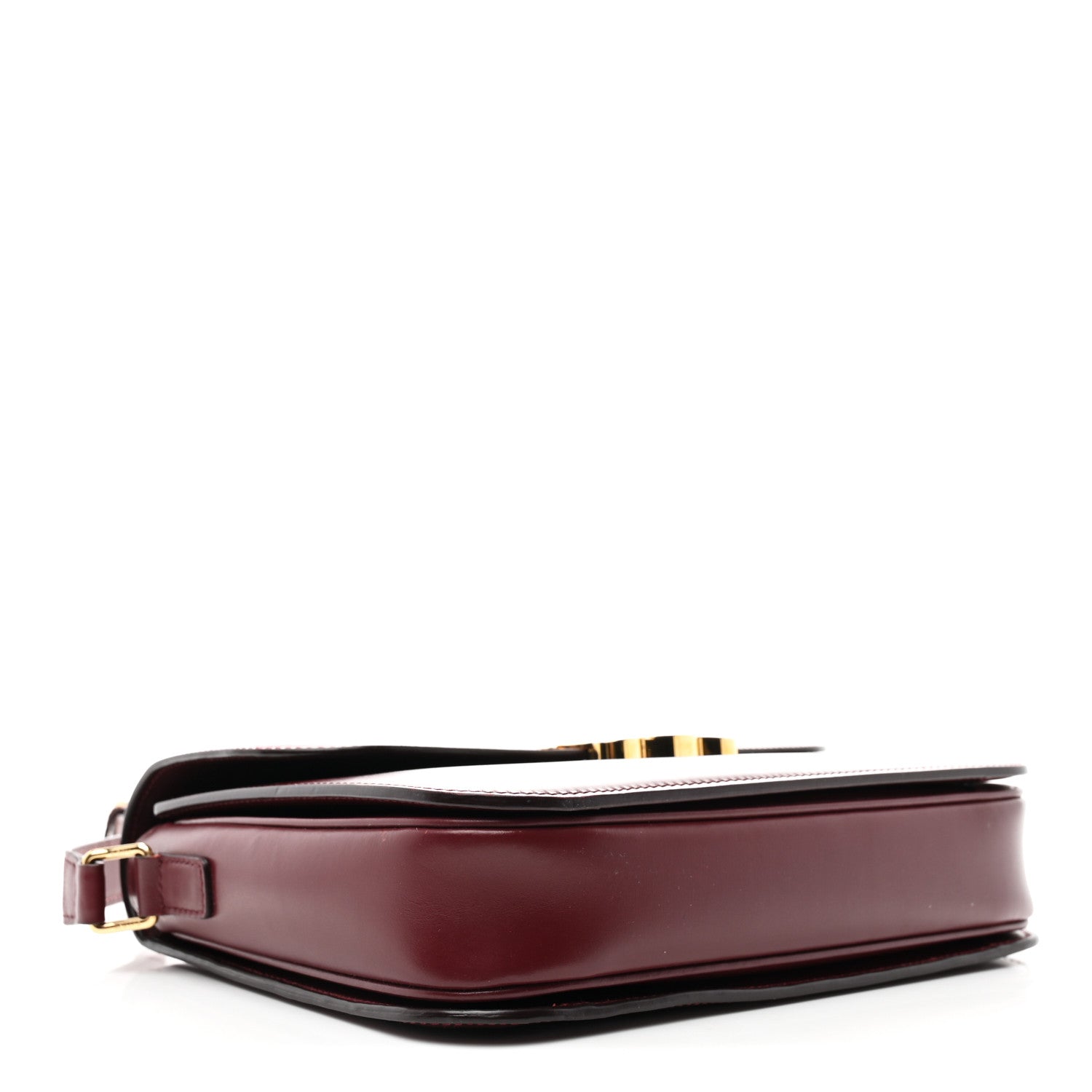 Shiny Calfskin Medium Triomphe Light Burgundy
