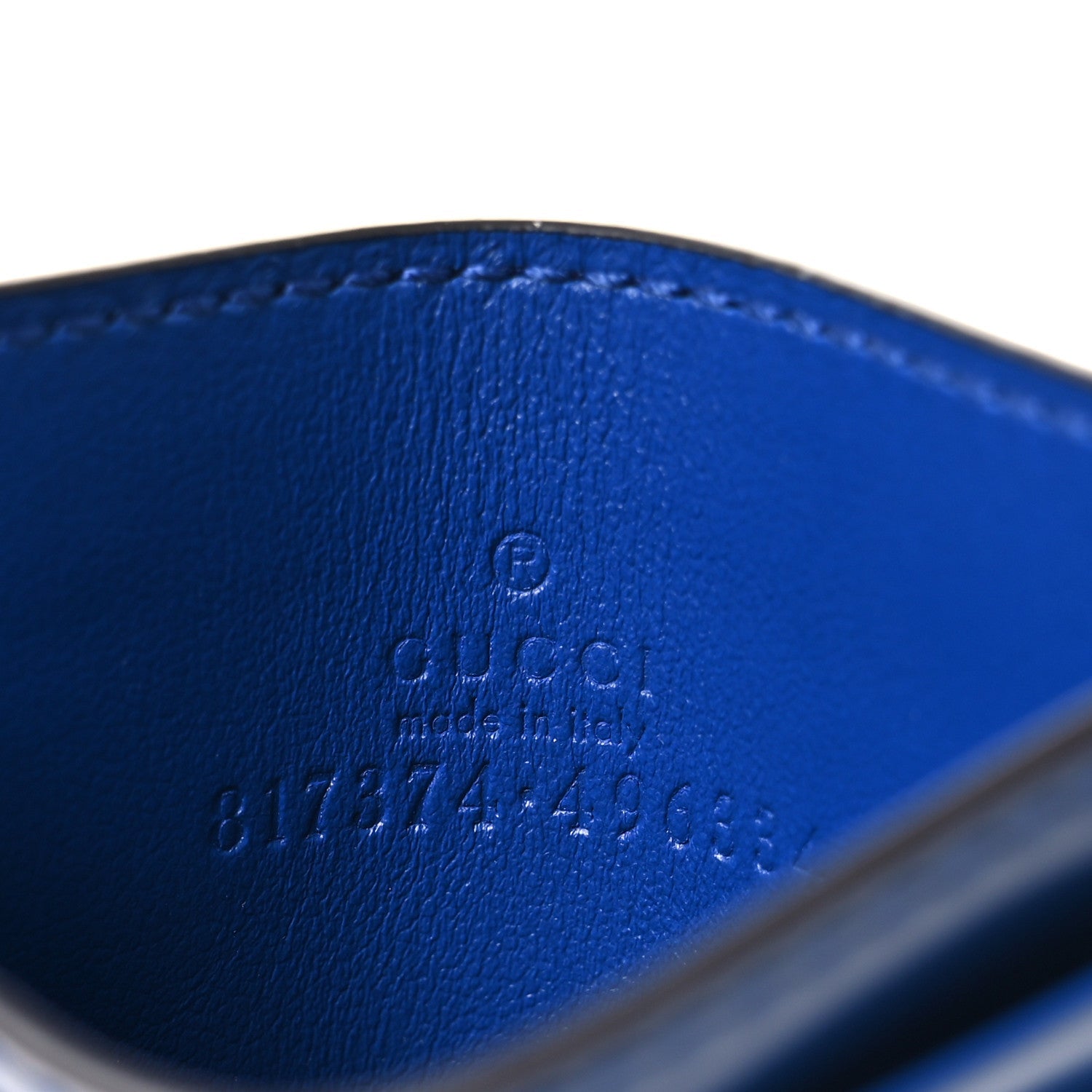 Calfskin Lux Man  Case Metal Blue