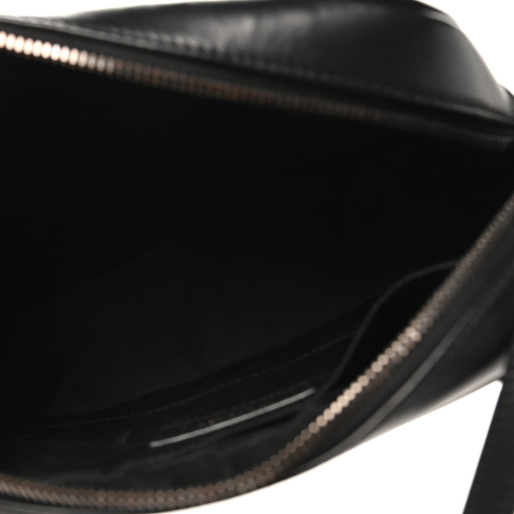 Calfskin Matelasse Monogram Lou Camera Bag Black