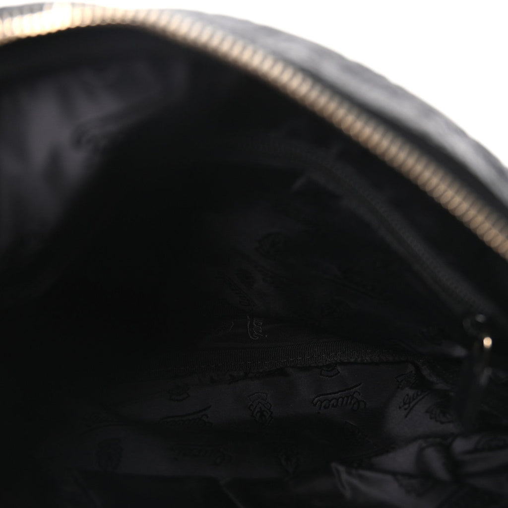 Guccissima Flat Messenger Bag Black