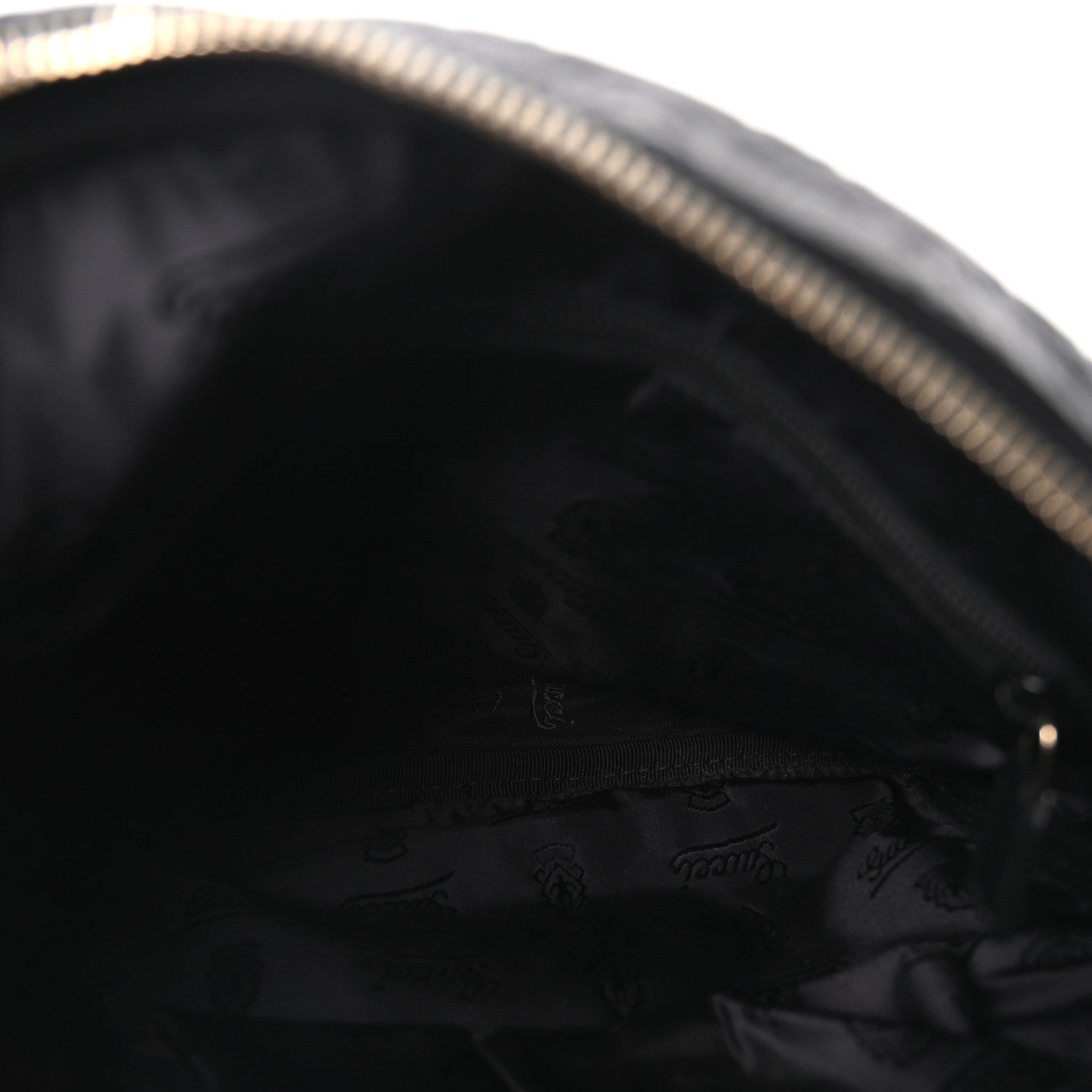 Guccissima Flat Messenger Bag Black