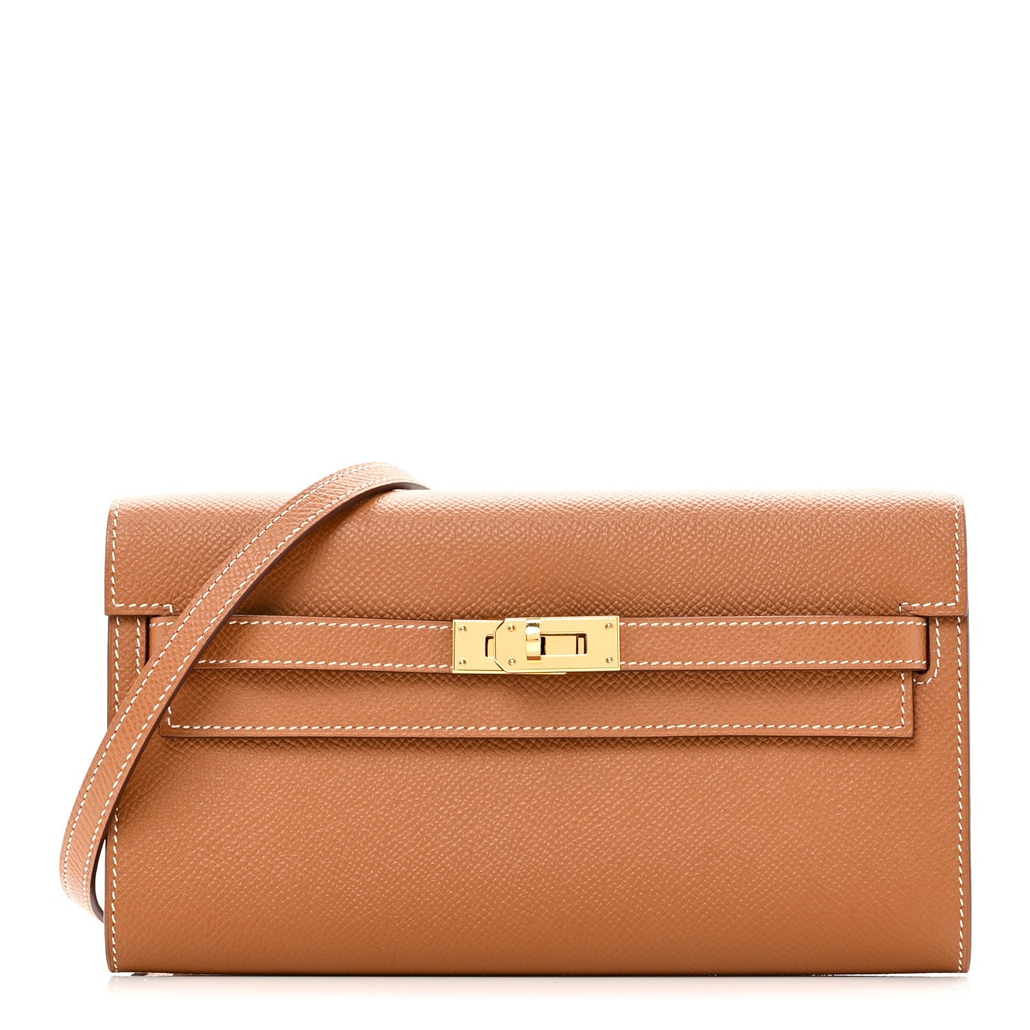 Epsom Kelly Wallet To Go Gold