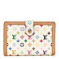 Monogram Multicolor French Purse Wallet White