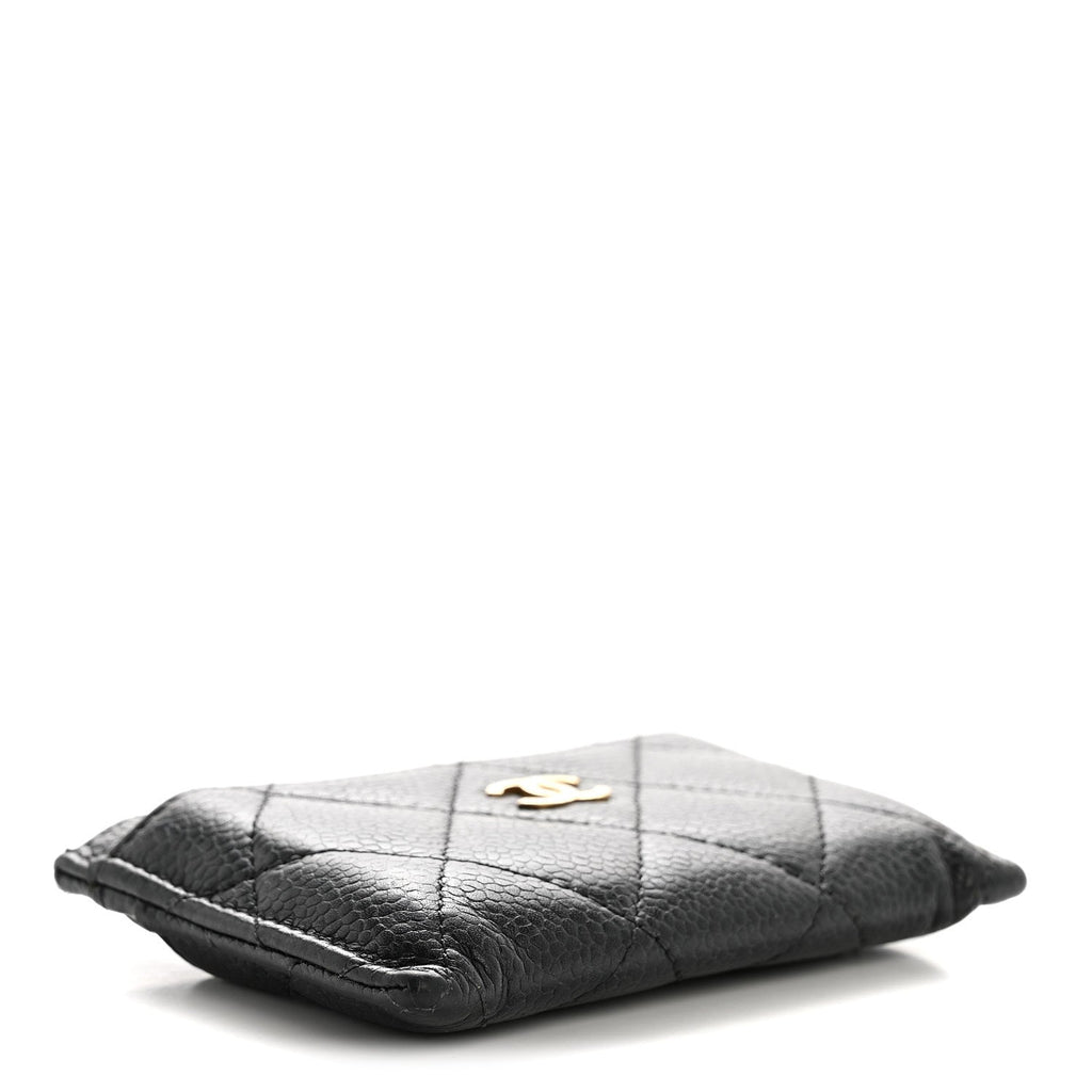 Caviar Quilted  Holder Black