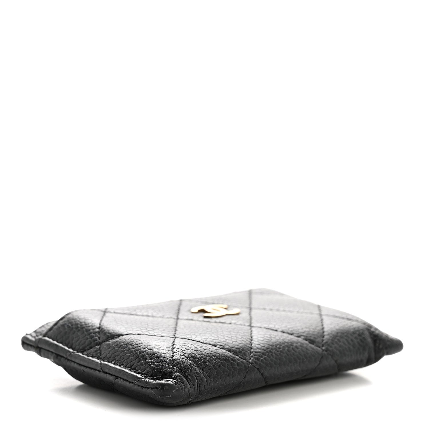 Caviar Quilted  Holder Black