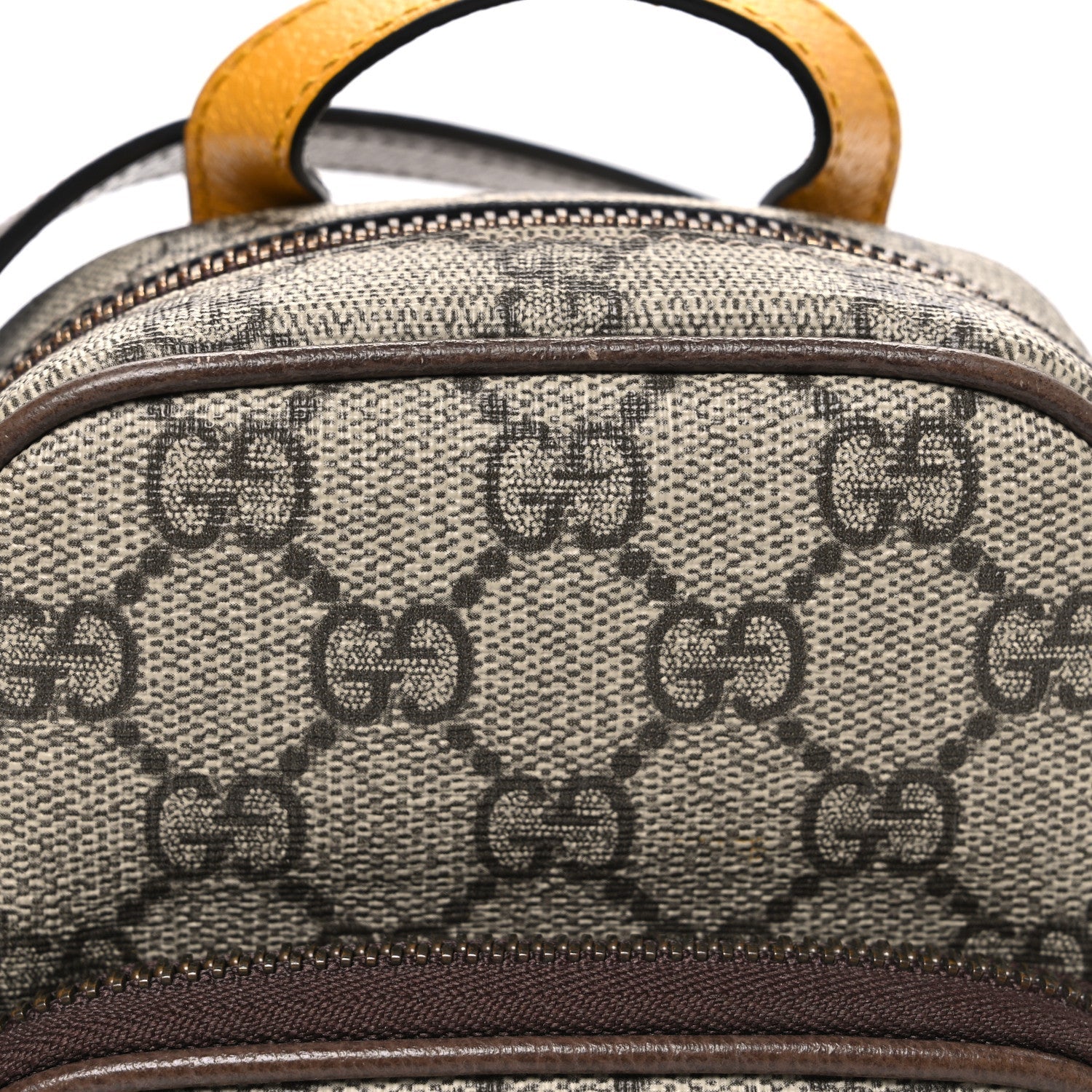 GG Supreme Monogram Mini Neo Vintage Double Zip Messenger Bag Beige New Acero Crop