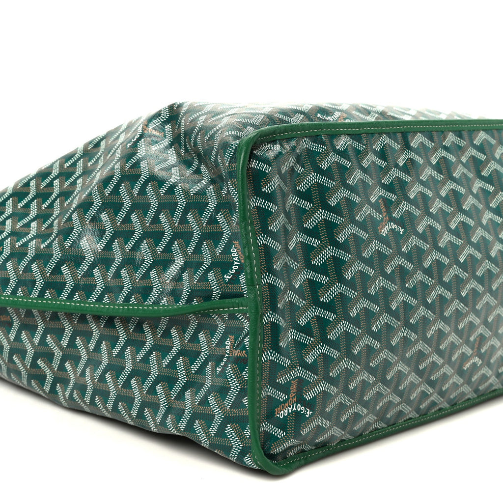 Goyardine Reversible Anjou GM Green