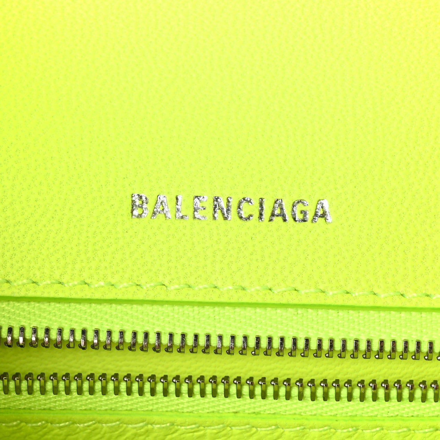 Faux Fur Medium Fluffy Hourglass Top Handle Bag Fluo Yellow