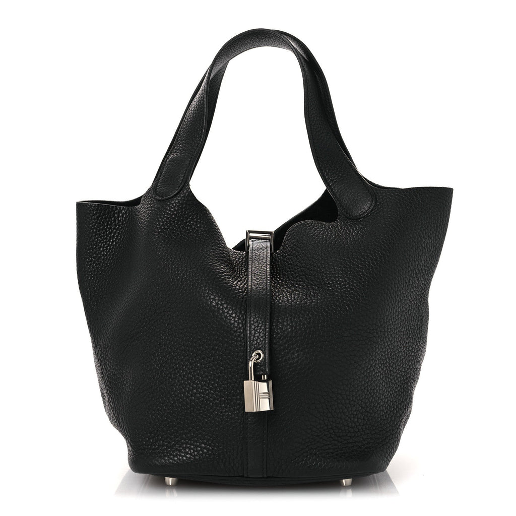 Taurillon Clemence Picotin Lock 22 MM Black