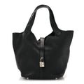 Taurillon Clemence Picotin Lock 22 MM Black