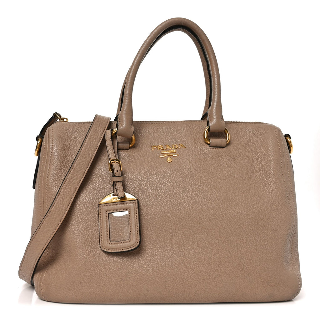 Vitello Phenix Shoulder Bag Cammeo