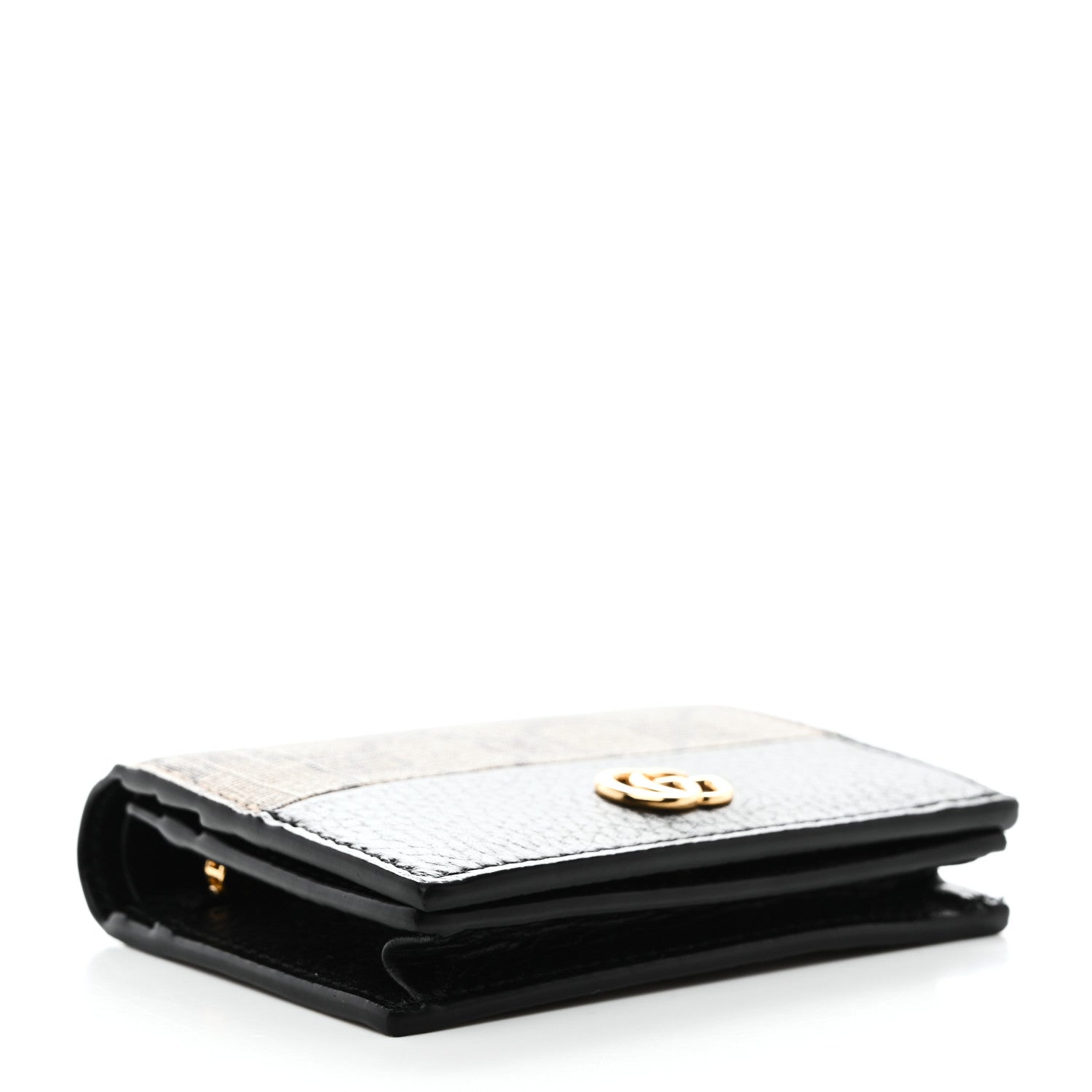 Dollar Calfskin GG Supreme Monogram GG Marmont  Case Black Beige Ebony