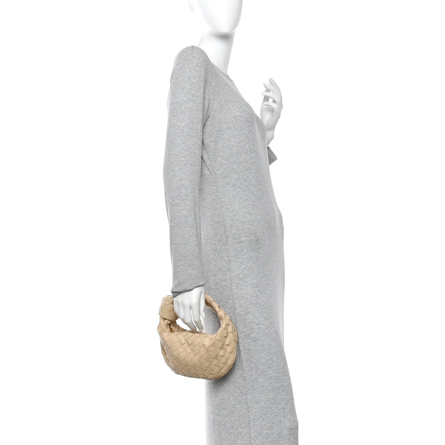 Nappa Intrecciato Mini Jodie Porridge