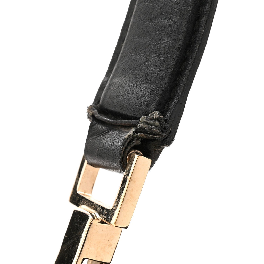 GG Monogram Shoulder Bag Black