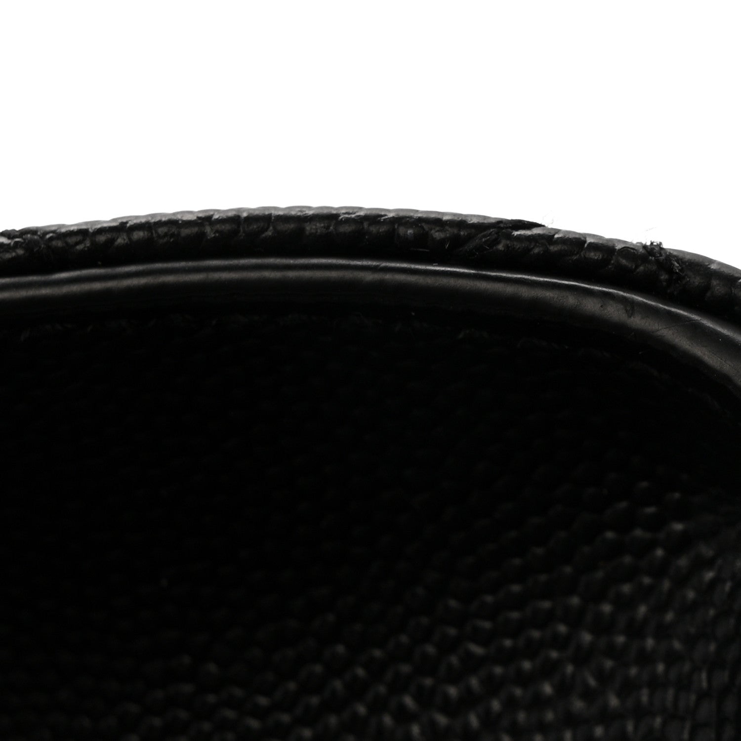 Grain De Poudre Textured Mixed Matelasse Triquilt Medium Monogram Monochrome Satchel Black