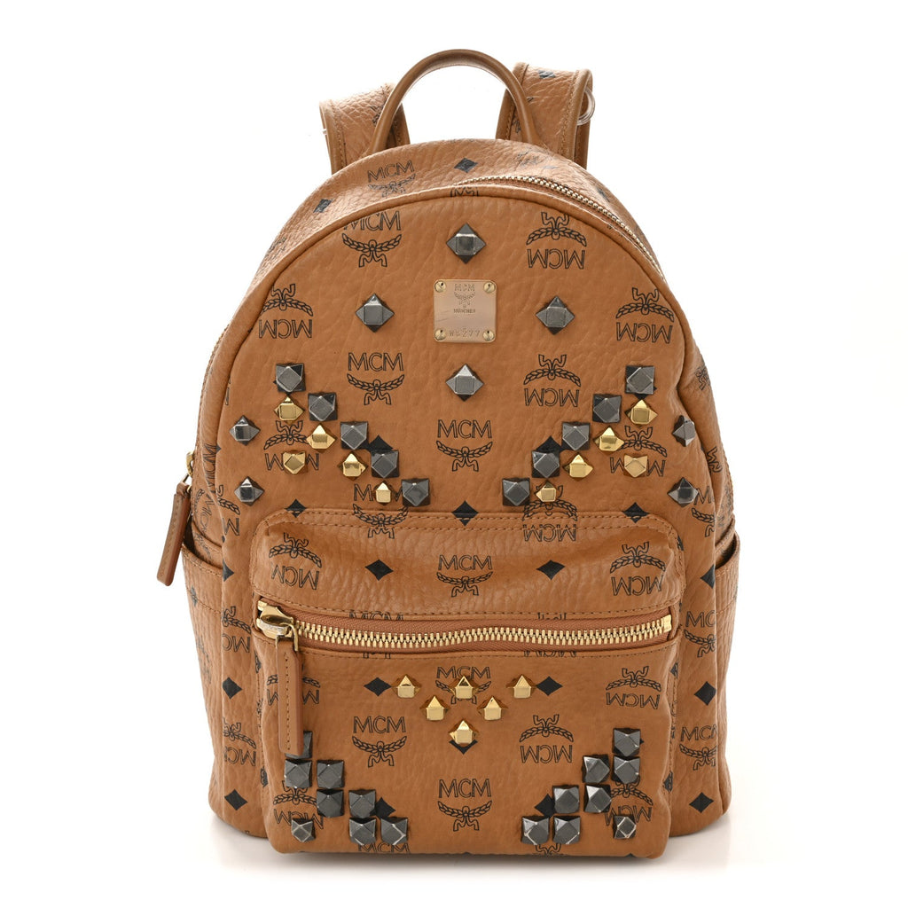 Visetos Studded Small Stark M Backpack Cognac