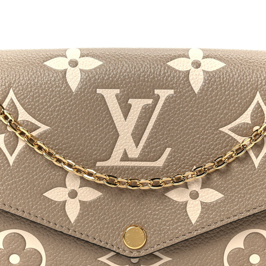 Empreinte Monogram Giant Felicie Pochette Tourterelle Creme