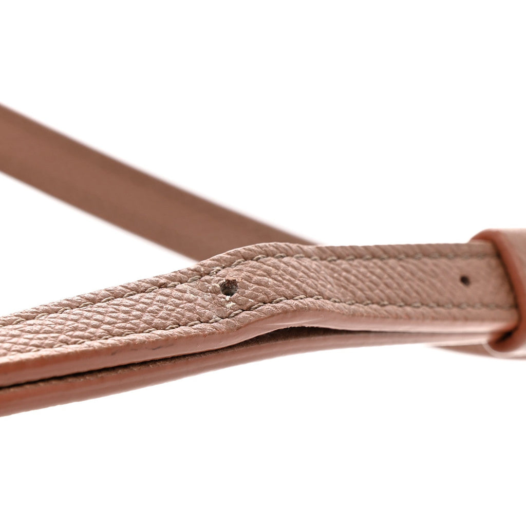 Grained Calfskin Nano Belt Bag Dark Pink