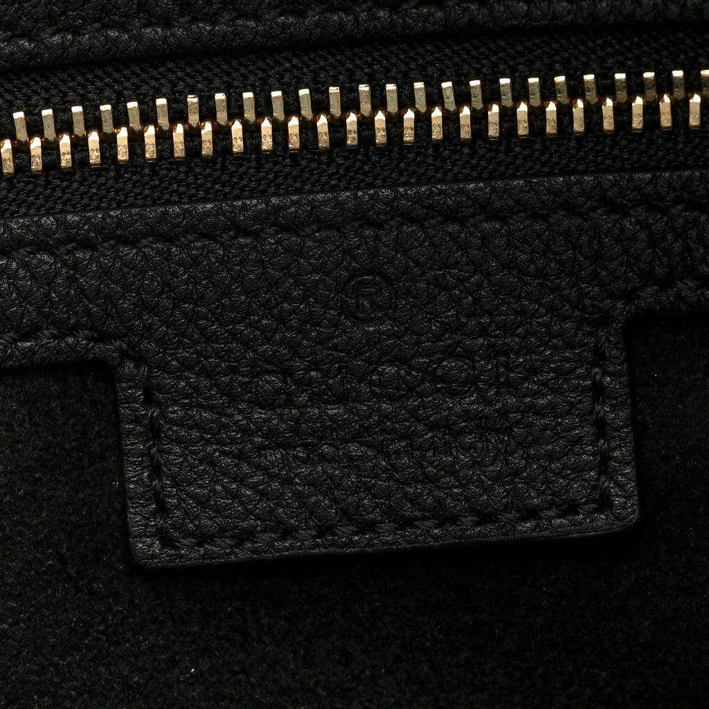 Calfskin Large Blondie Tote  Black
