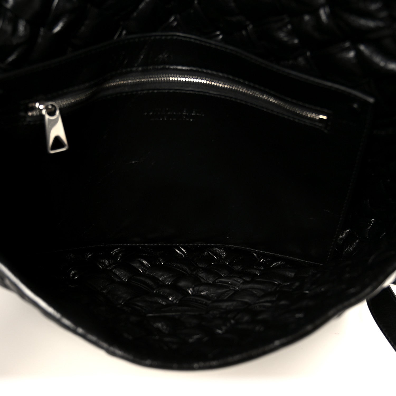 Calfskin Intreccio Kalimero Messenger Black