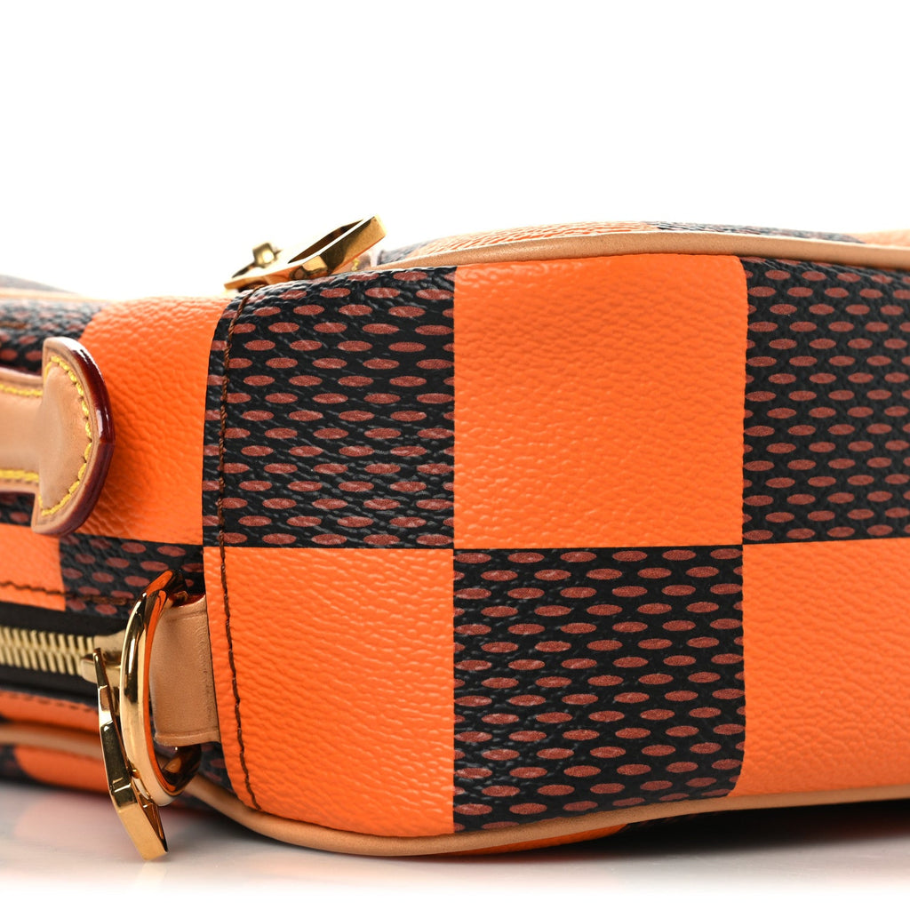 Damier Pop Chess Messenger Orange