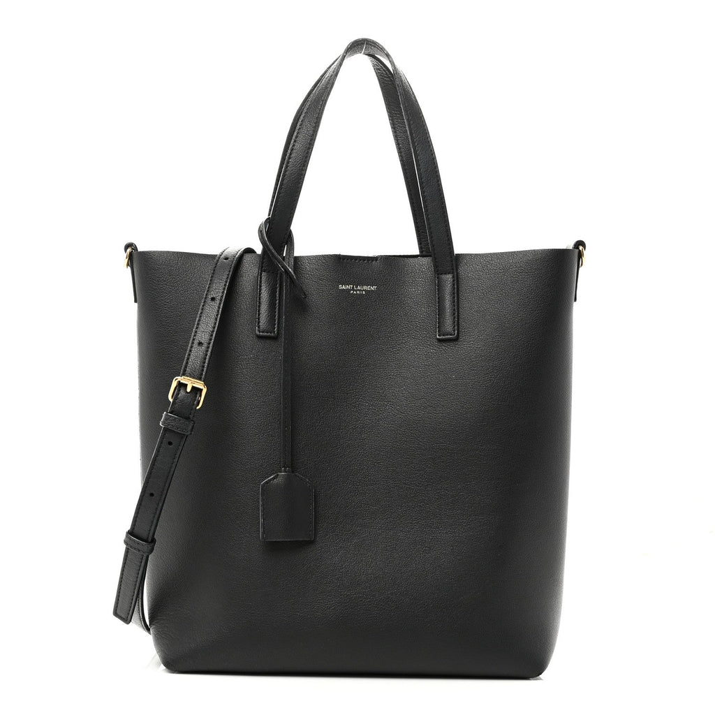Calfskin Toy Shopping Tote Black
