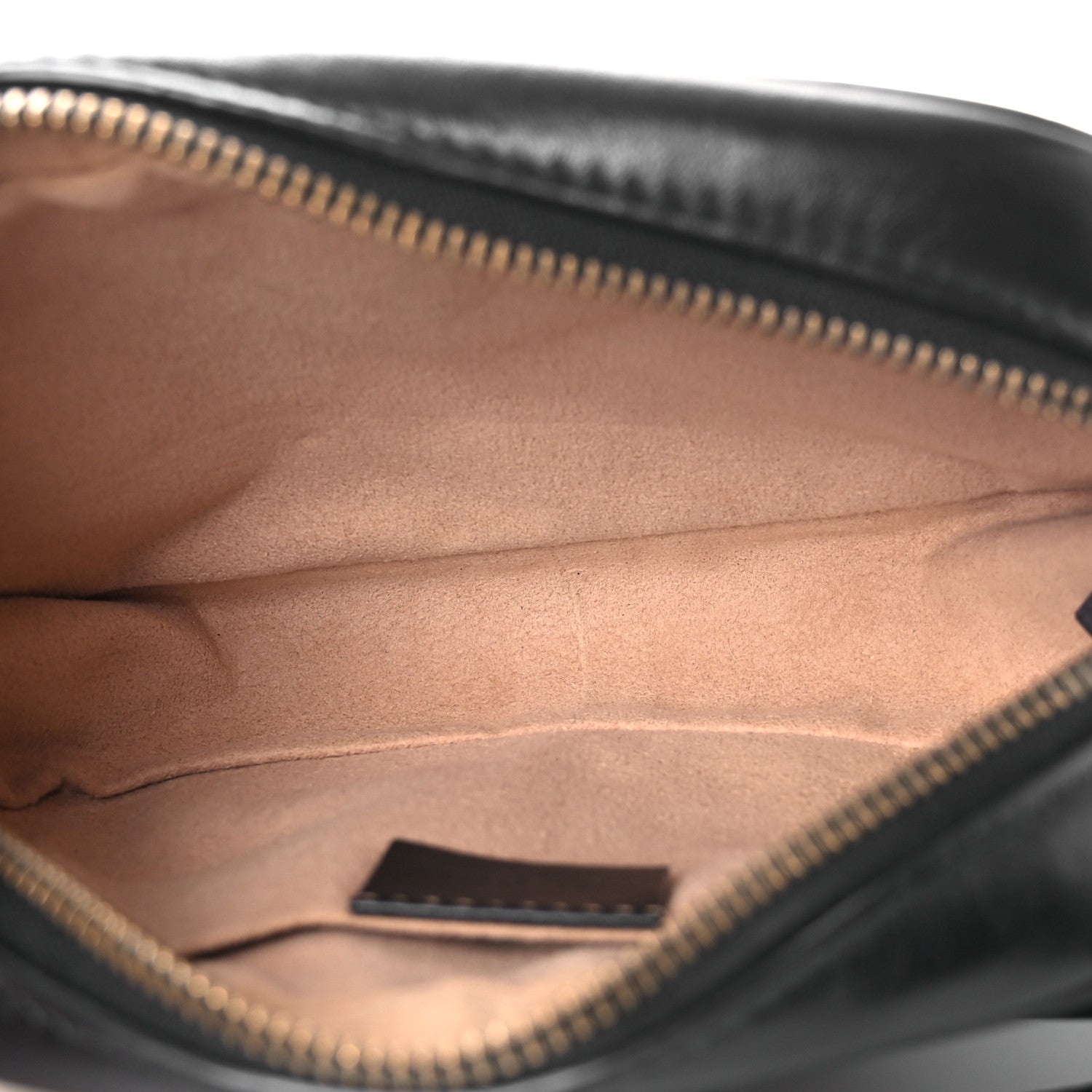 Calfskin Matelasse Mini GG Marmont Chain Shoulder Bag Black
