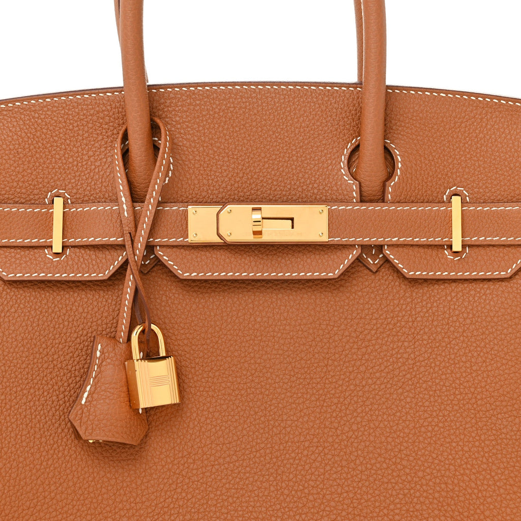 Togo Birkin 30 Gold