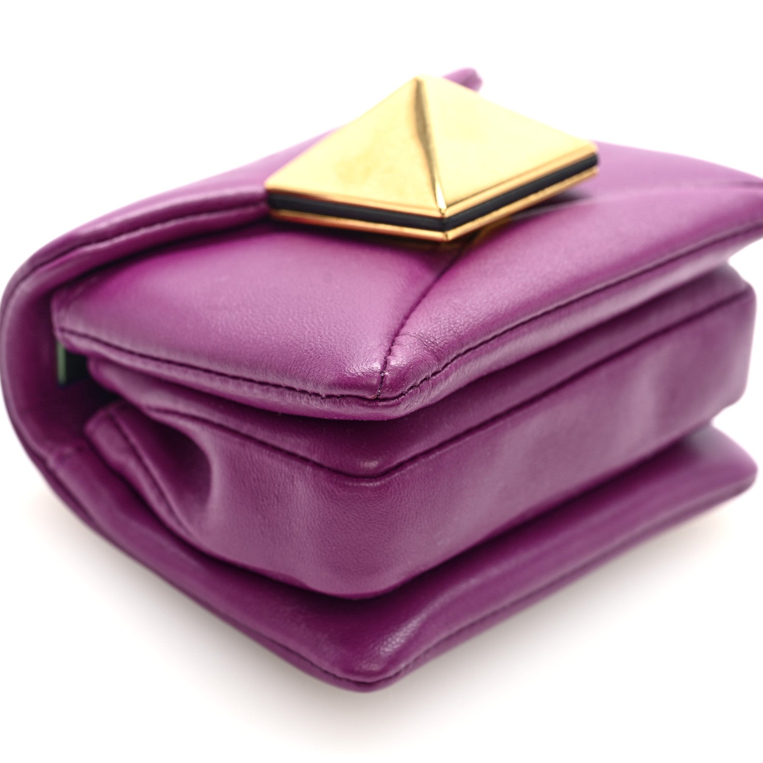 Nappa Micro One Stud Chain Bag Prune
