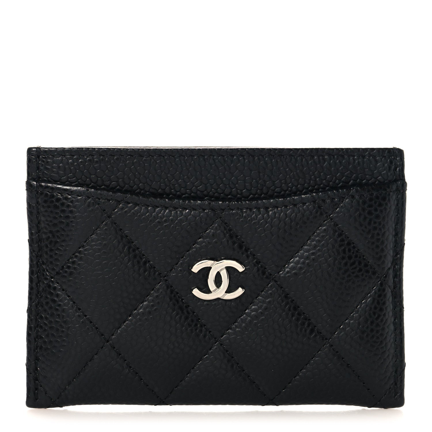Caviar Quilted  Holder Black