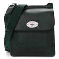 Small Classic Grain Calfskin New Antony Messenger Crossbody Mulberry Green