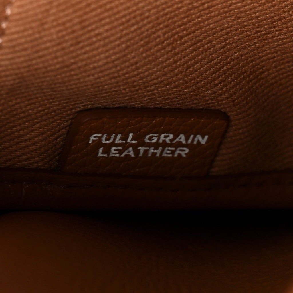 Grained Calfskin Medium The Tote Bag Argan Oil