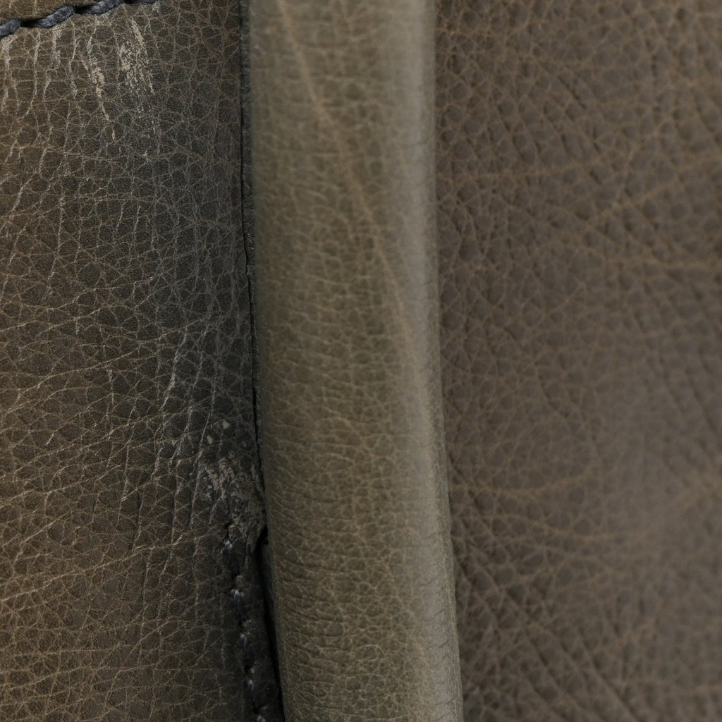 Glace Calf Twin Pocket Tote Marine