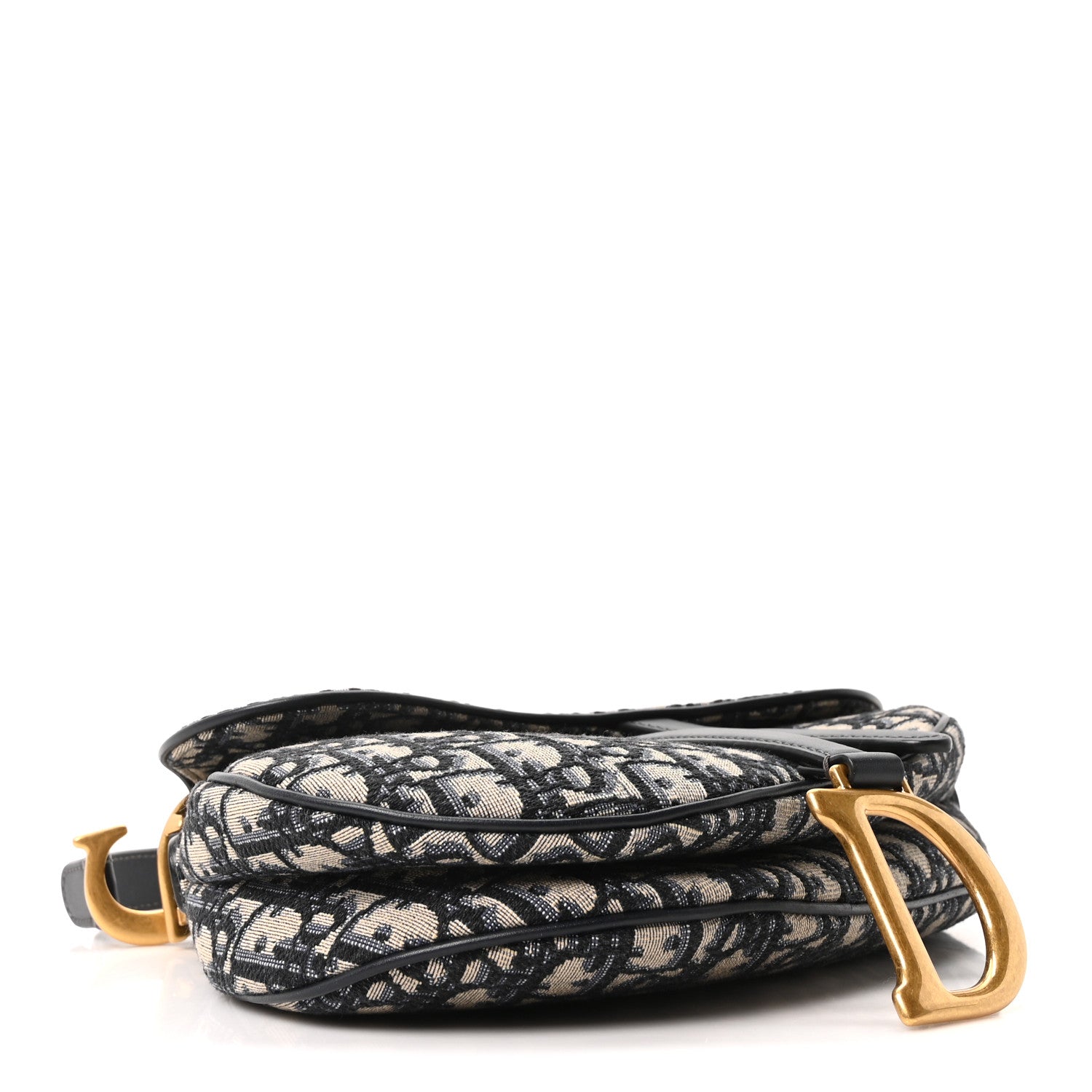 Oblique Saddle Bag Blue