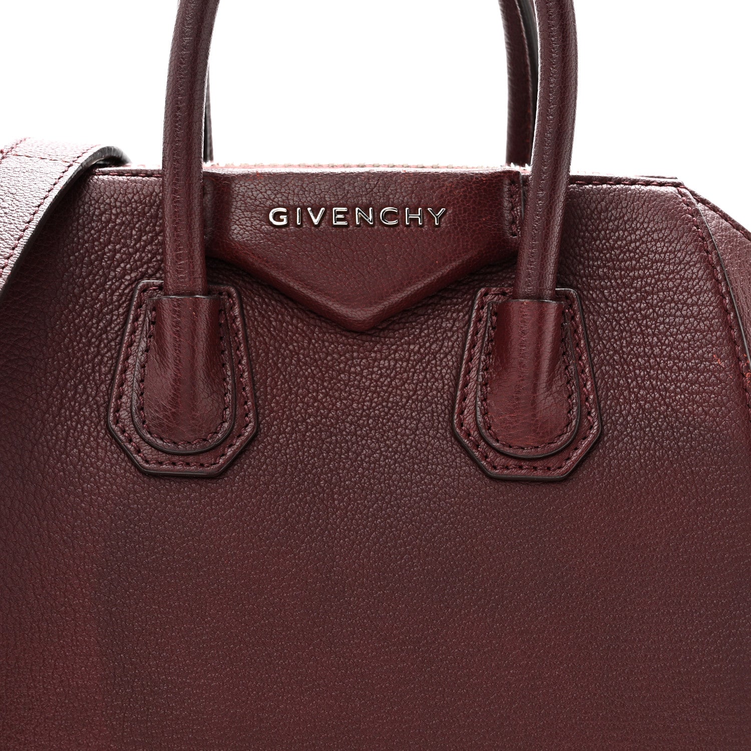 Sugar Goatskin Mini Antigona Oxblood