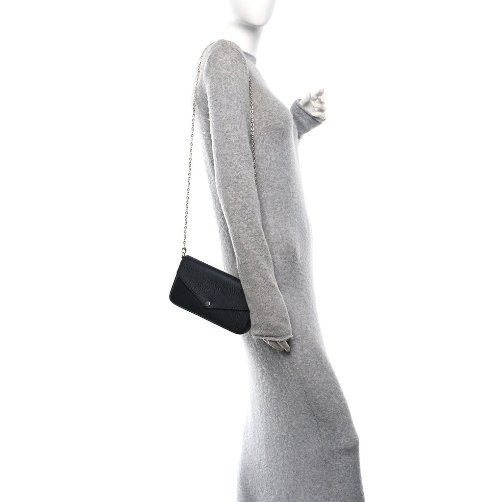 Epi Pochette Felicie Black