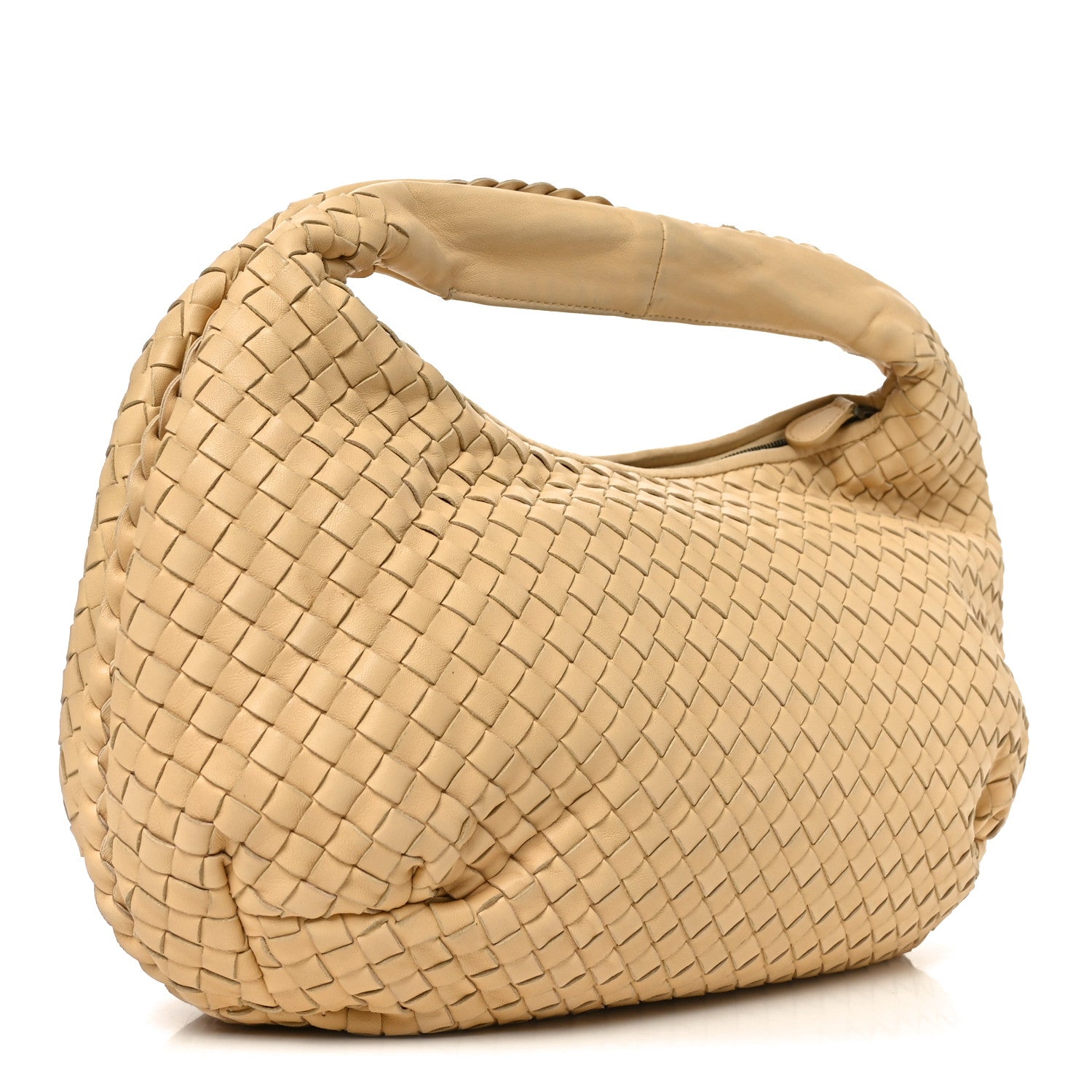 Nappa Intrecciato Medium Belly Veneta Hobo Banane