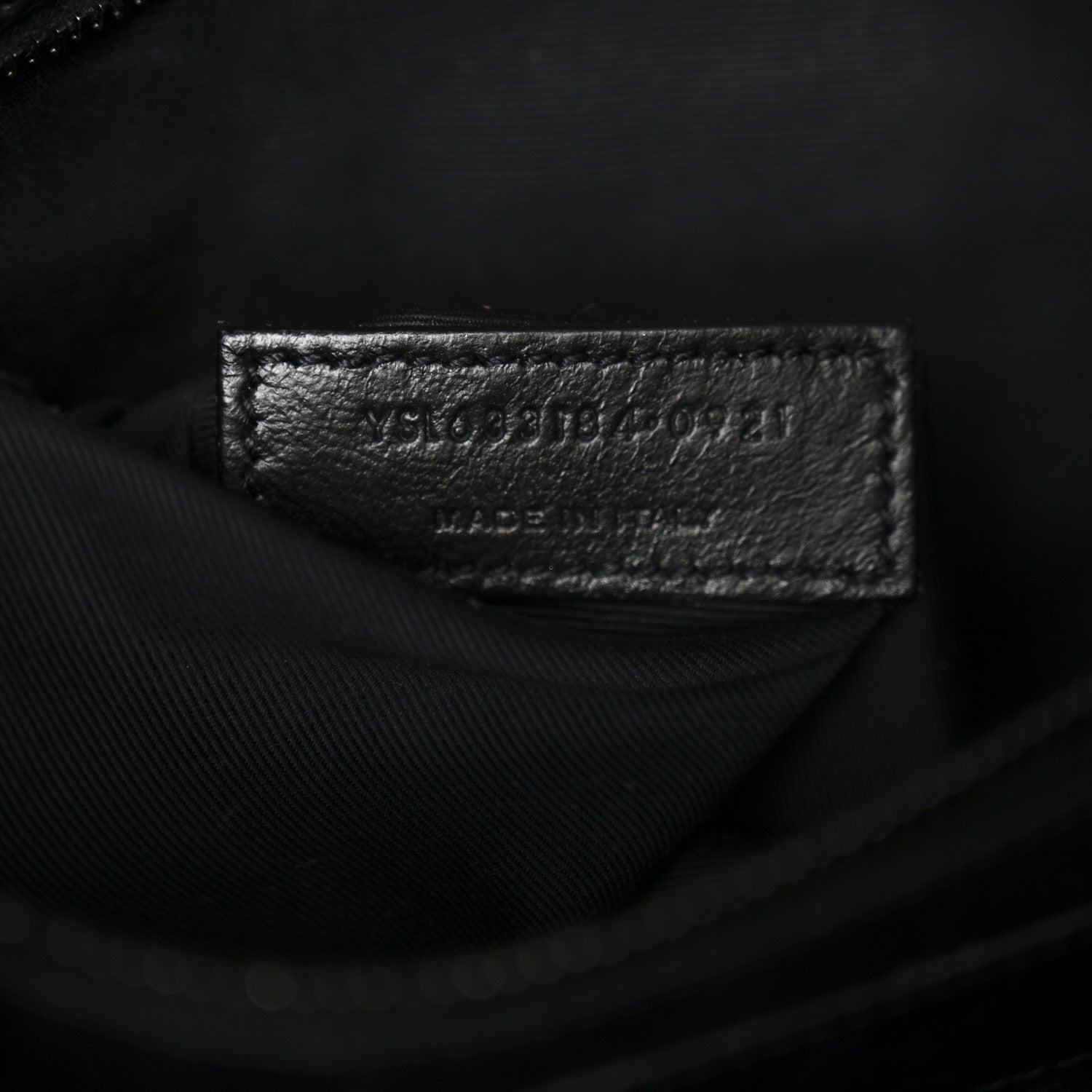 Crinkled Calfskin Matelasse Monogram Medium Niki Chain Satchel Black