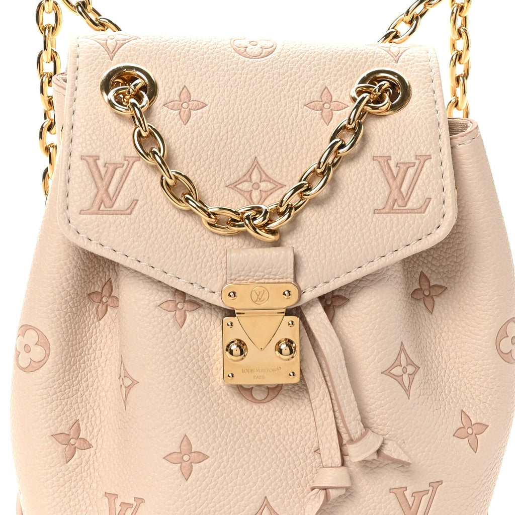 Empreinte Monogram Bicolor Nano Noe Backpack Eden
